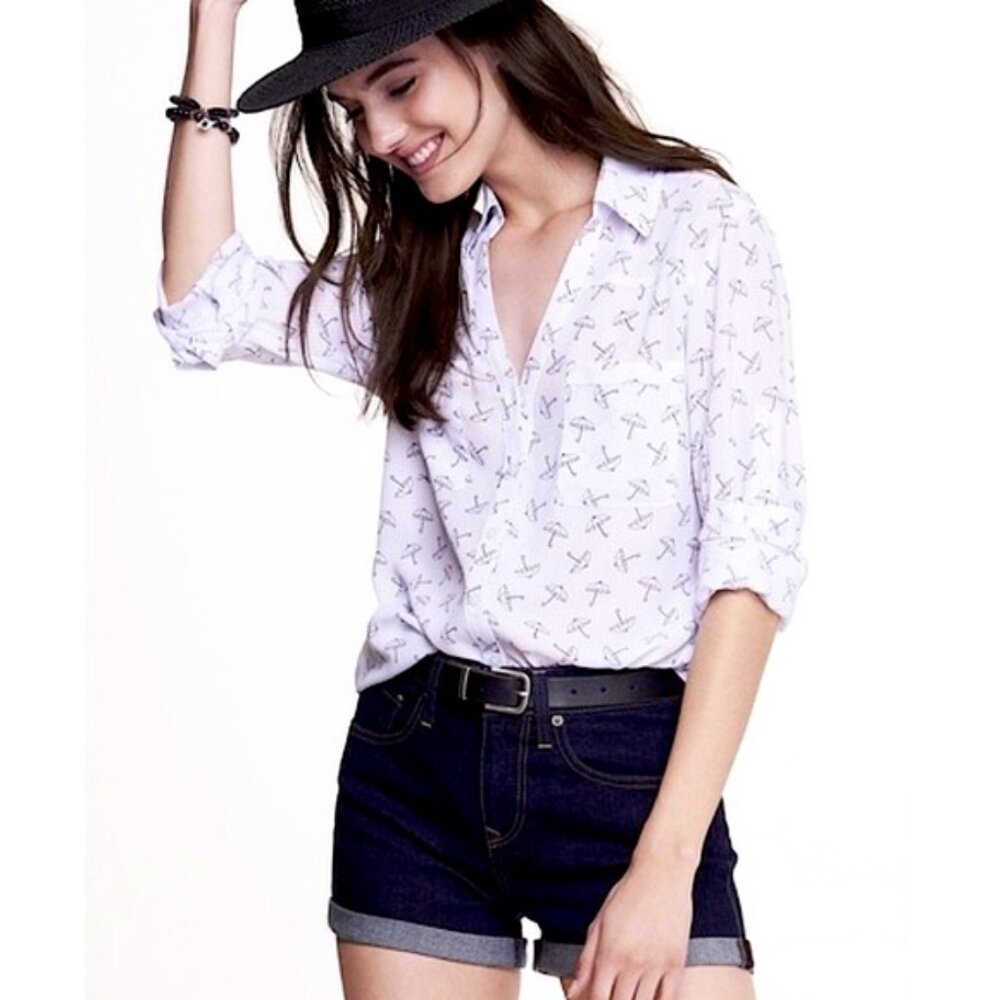 Express Portofino Shirt, Umbrella Print (XS)